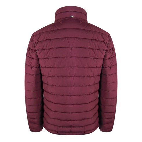 Aquascutum Active 100Grock Neck Jacket Cordovan Jk012 26 Burgundy Jacket Male